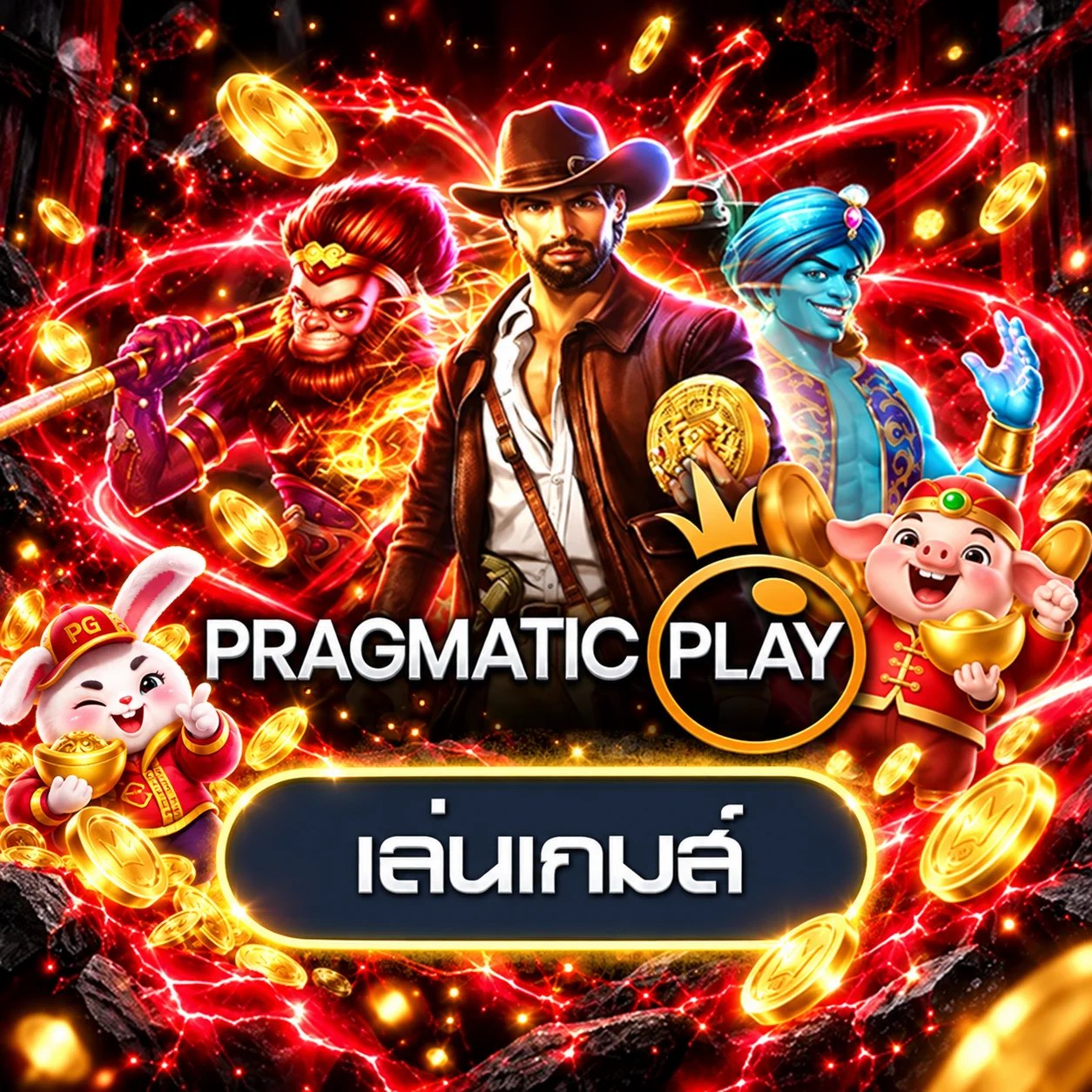 การ์ดทดลองเล่น Pragmatic Play พร้อมตัวละครเกม